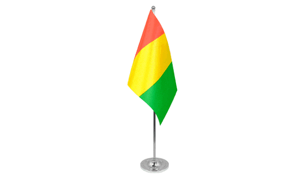 Guinea Satin Table Flag